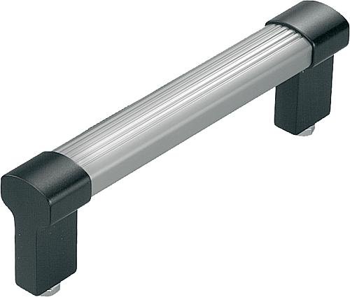 ROHRGRIFF L=330, FORM:B ALUMINIUM, SCHWARZ ELOXIERT, KOMP:EDELSTAHL, A=300, D... Produktbild img1 L