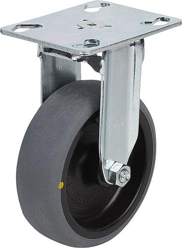 Kipp Stahlblech-Lenk- und Bockrollen elektrisch leit... Produktbild img1 L