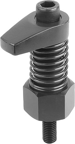 SPANNHAKEN MIT BUND D1=M12, R=60, H=50-65 Produktbild img1 L