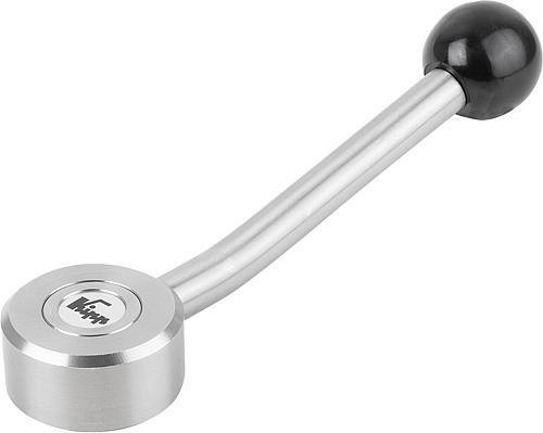 Kipp Spannhebel flach Edelstahl  mit Innengewinde Produktbild img1 L
