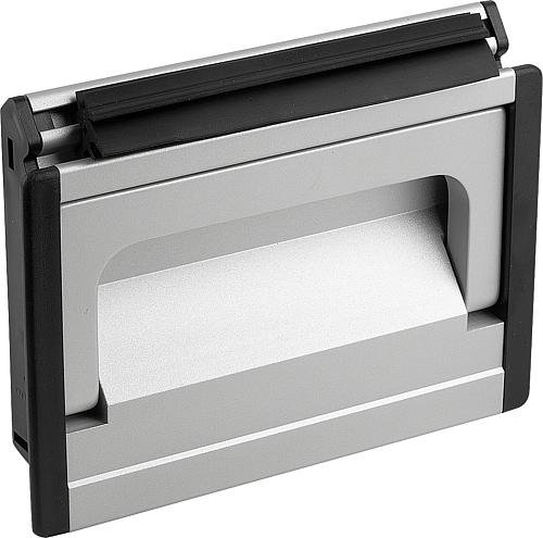 SCHALENGRIFF KLAPPBAR, STECKBAR, L=100, L1=115, H=90, FORM:A, ALUMINIUM NATUR... Produktbild img1 L