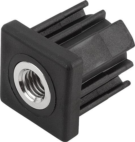 Gewindestopfen  für quadratische Rohre Produktbild img1 L