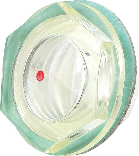 ÖLSCHAUGLAS D1=M16X1,5, D=22, FORM:B MIT REFLEKTOR, THERMOPLAST Produktbild img1 L