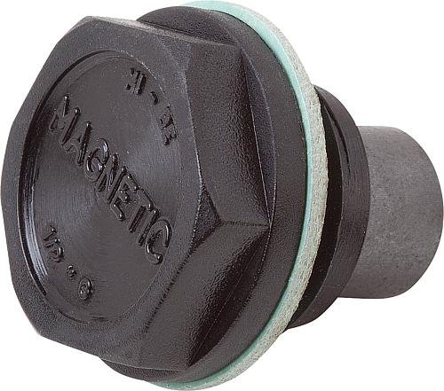 VERSCHLUSSSCHRAUBE OHNE ENTLÜFTUNG MIT MAGNET, D=34, G3/4, SW=30, THERMOPLAST... Produktbild img1 L