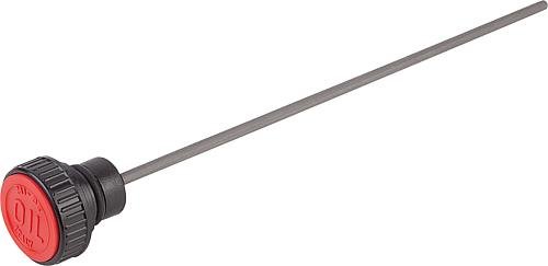 Kipp VERSCHLUSSSTOPFEN MIT ÖLMESSSTAB, FORM:B MIT ENTLÜFTUNG, D=30, D1=18, THERMOP... Produktbild img1 L