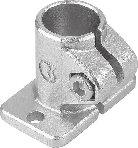 Kipp ROHRVERBINDER MIT FUß M=30 G=50 L=37, FORM:A EDELSTAHL, FÜR RUNDROHRE, A=16,1 Produktbild img1 L