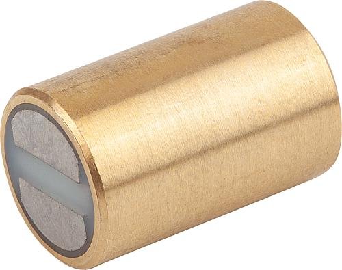 Kipp MAGNET STABGREIFER, RUND, D=16D1=M04, FORM:B, SMCO, KOMP:MESSING Produktbild img1 L
