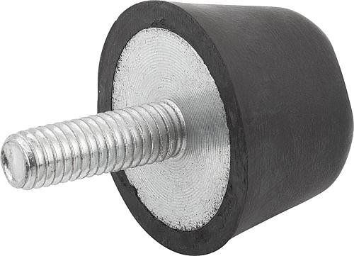 Kipp Gummipuffer  konisch Produktbild img1 L