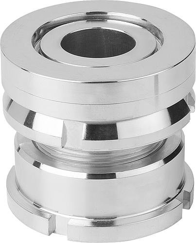 HÖHENVERSTELL-ELEMENT M.KUGEL-AUSGLEICHSSCHEIBE, D=13,5 VERGÜTUNGSSTAHL,  D2=45 Produktbild img1 L