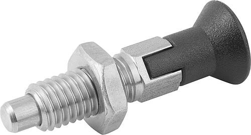 ARRETIERBOLZEN ECO GR.3 D1=M12, D=8, FORM:D M.RASTNUT, M.KONTERMUTTER, EDELST... Produktbild img1 L