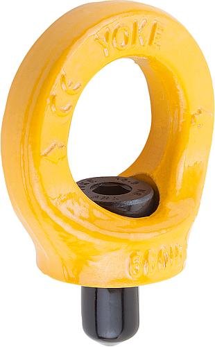 RINGSCHRAUBE DREHBAR D=M08 STAHL, GELB, OHNE SECHSKANTSCHLÜSSEL, SCHWARZ Produktbild img1 L