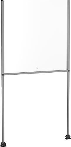 Kipp BODENAUFSTELLER GESCHRAUBT, ACRYLGLAS 850X850X4, H=1880, B=900 Produktbild img1 L