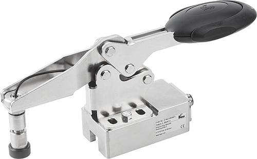 Kipp Schnellspanner Edelstahl horizontal  mit Sicher... Produktbild img1 L