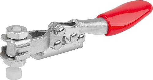 Kipp SCHNELLSPANNER HORIZONTAL MINI, FUß WAAGRECHT F1=250, VERSTELLB. ANDRUCKSPIND... Produktbild img1 L