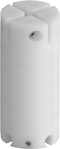 Kipp BASISMODUL, POM, D=50, H=145 WEISS, KOMP:EDELSTAHL Produktbild img1 L