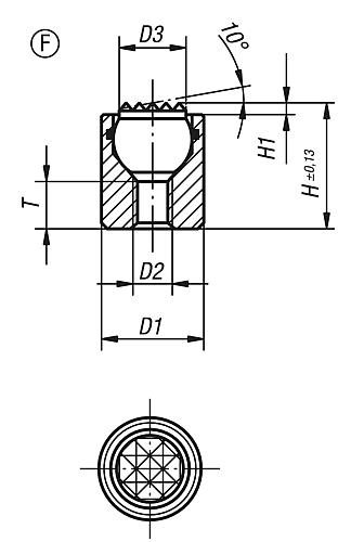 Kipp Pendelauflagen mit O-Ring Produktbild img2 L