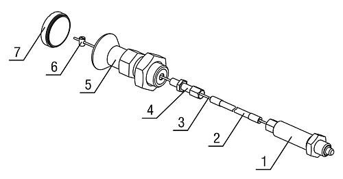 BETÄTIGUNGSELEMENT MIT PILZKNOPF, GR.4, FORM:D M.RASTNUT, M.KONTERMUTTER, M20... Produktbild img3 L