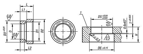 Kipp Aufnahmebuchsen Form A (rückseitig eingepresst) Produktbild img2 L
