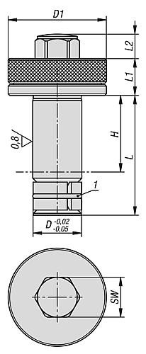 Kipp Positionierzylinder mit Keilspannsystem Produktbild img2 L