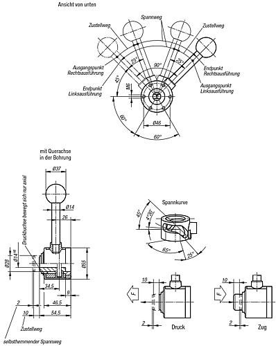 Kipp Spannelement „actima“ Produktbild img2 L