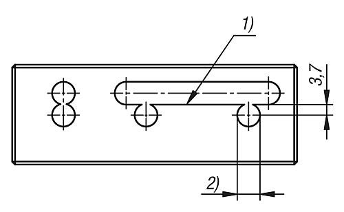 Kipp KLEMMEXZENTER MESSING, D=8, H=8 Produktbild img3 L