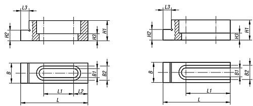 Kipp Anschlagelemente mit Auflage Produktbild img2 L