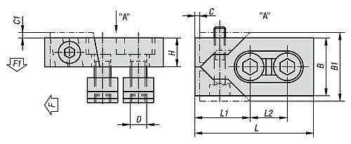 Kipp TIEFSPANNBACKEN STAHL, BN=12 Produktbild img2 L