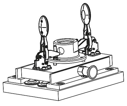 Schnellspanner vertikal mit Sicherheitsverriege... Produktbild img3 L