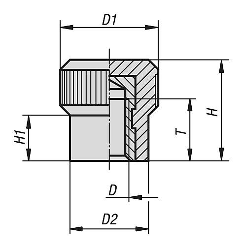 Rändelknöpfe Produktbild img2 L