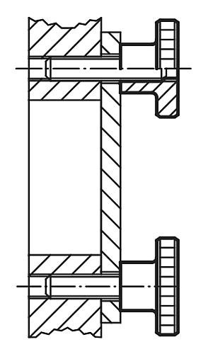 RÄNDELMUTTER  HOCH D=M10 D1=36 H=23, AUTOM.STAHL BRÜNIERT Produktbild img3 L