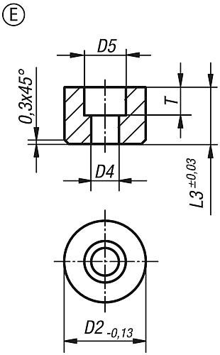 Grippers und Einsätze rund  mit Senkbohrung Produktbild img2 L
