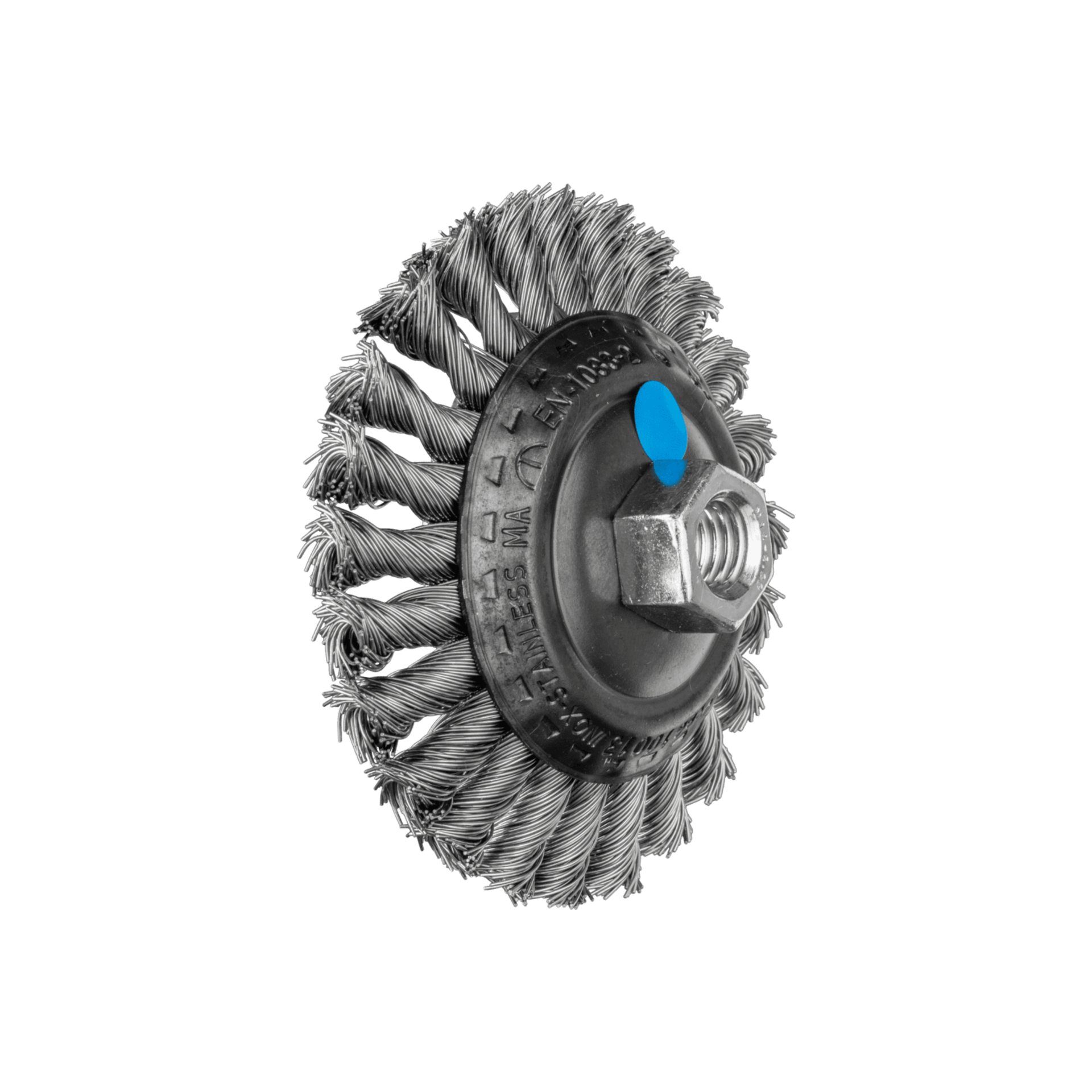 PFERD TOOLS Kegelbürste gezopft KBG Ø 100x13 mm M14 Edelstahl-Draht-Ø 0,50mm Winkelschleifer (1) Produktbild img1 L