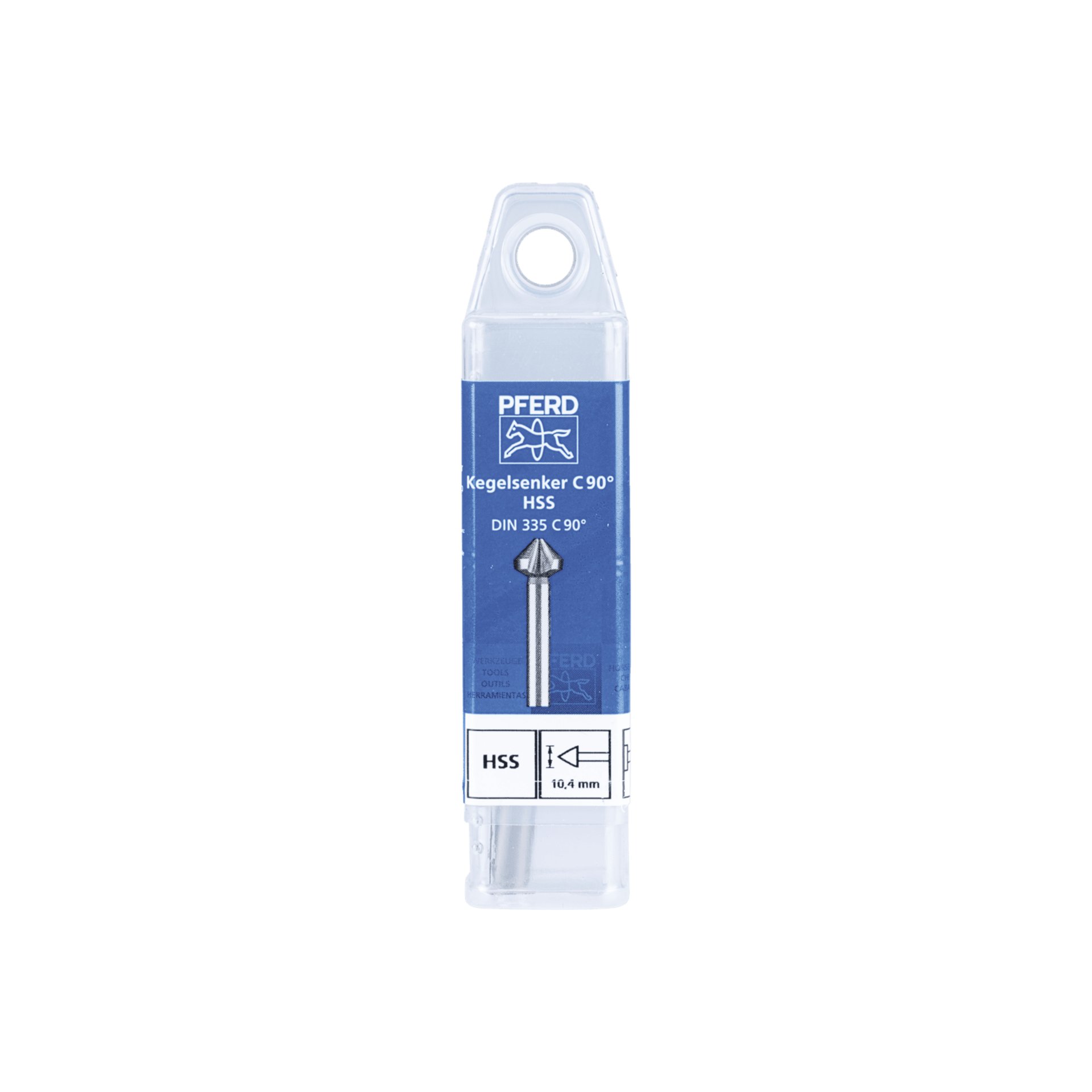 PFERD TOOLS HSS Kegel-und Entgratsenker 90° Ø 10,4 mm Schaft-Ø 6 mm DIN 335 C Produktbild img2 L
