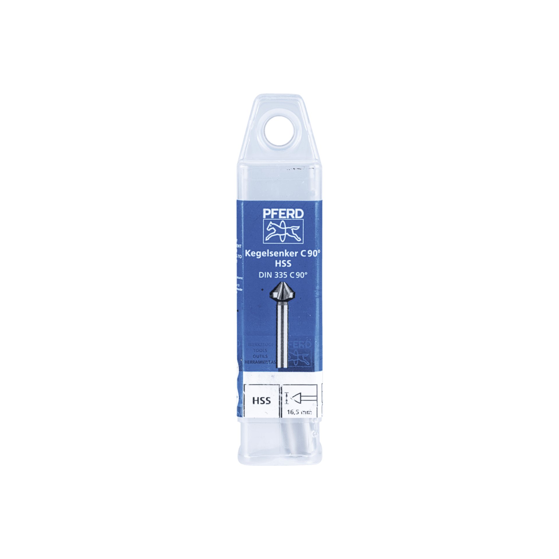 PFERD TOOLS HSS Kegel-und Entgratsenker 90° Ø 16,5 mm Schaft-Ø 10mm DIN 335 C Produktbild img2 L
