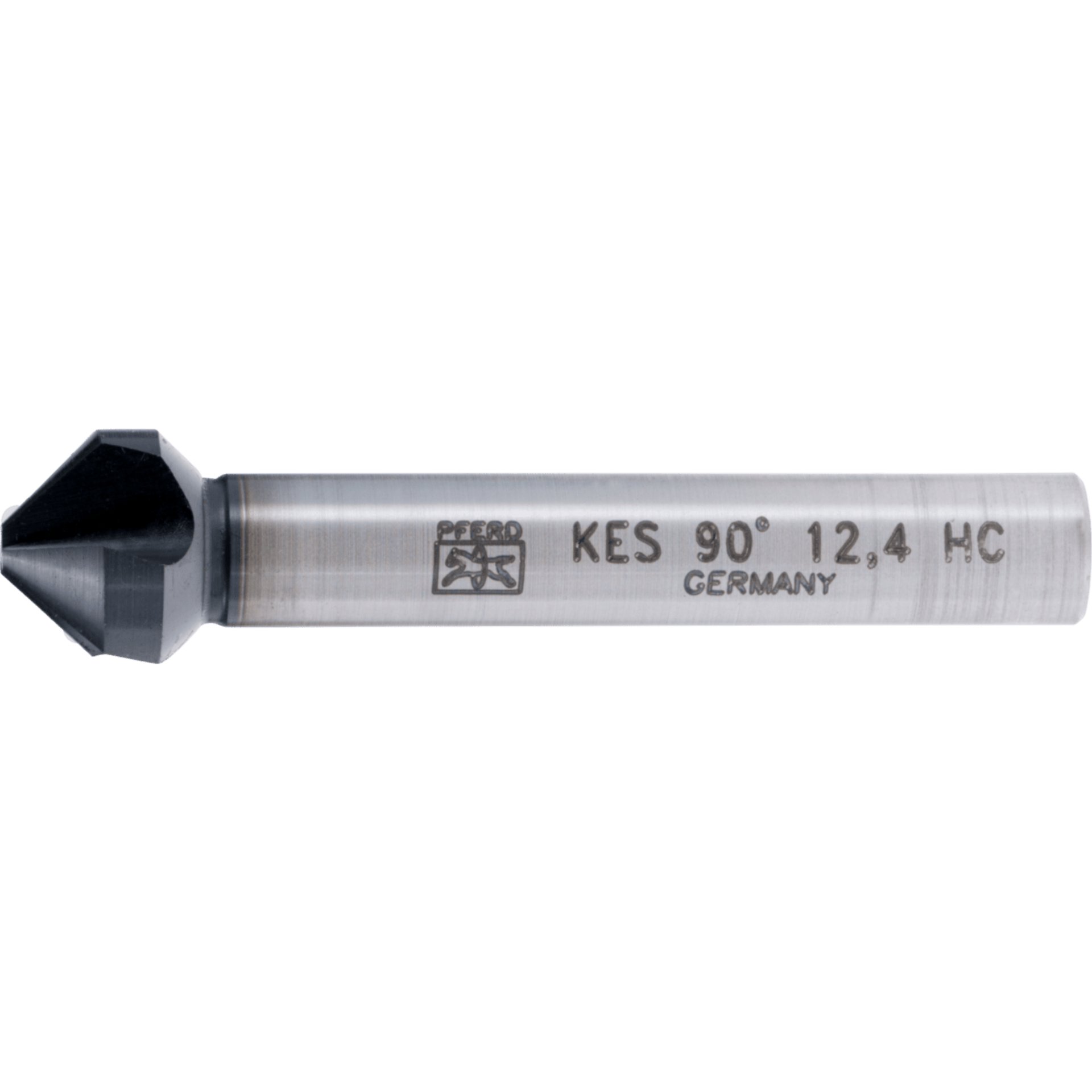 PFERD TOOLS HSS Kegel-und Entgratsenker 90° Ø 12,4 mm Schaft-Ø 8 mm DIN 335 C HICOAT beschichtet Produktbild img1 L
