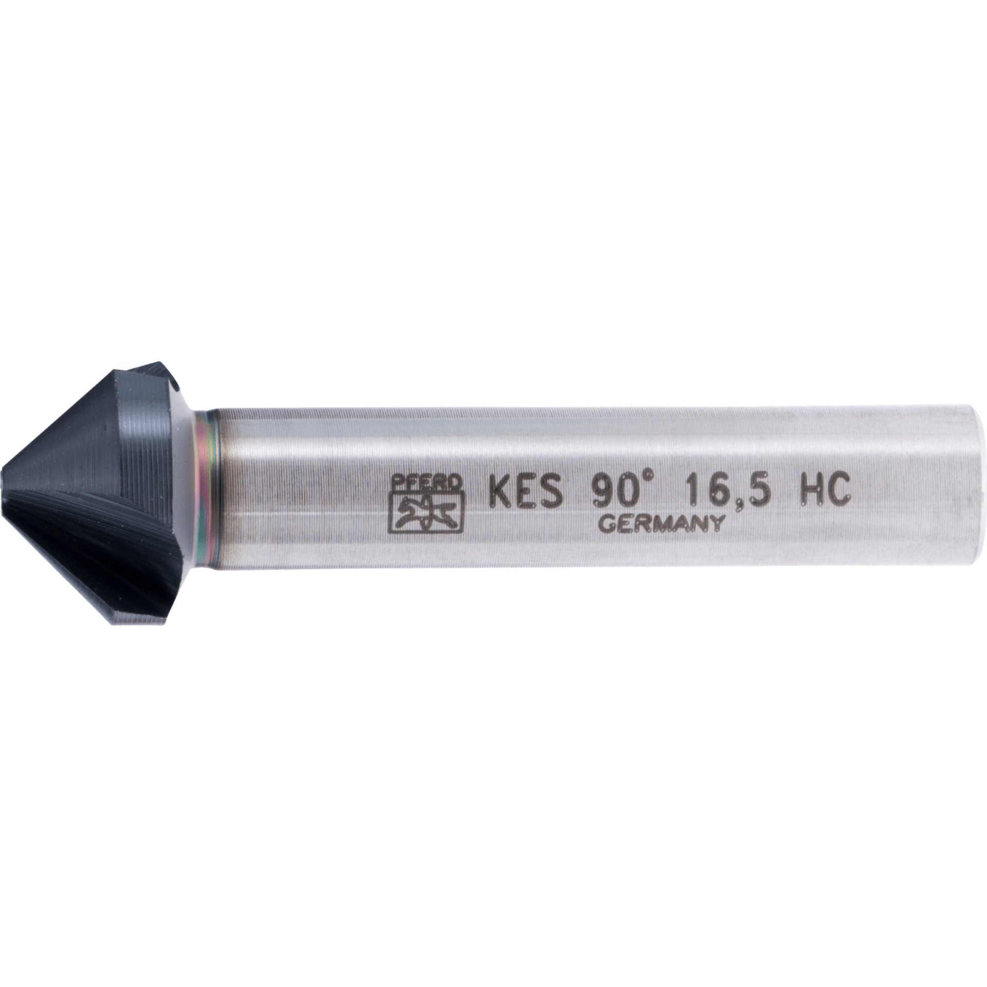 PFERD TOOLS HSS Kegel-und Entgratsenker 90° Ø 16,5 mm Schaft-Ø 10mm DIN 335 C HICOAT beschichtet Produktbild img1 L