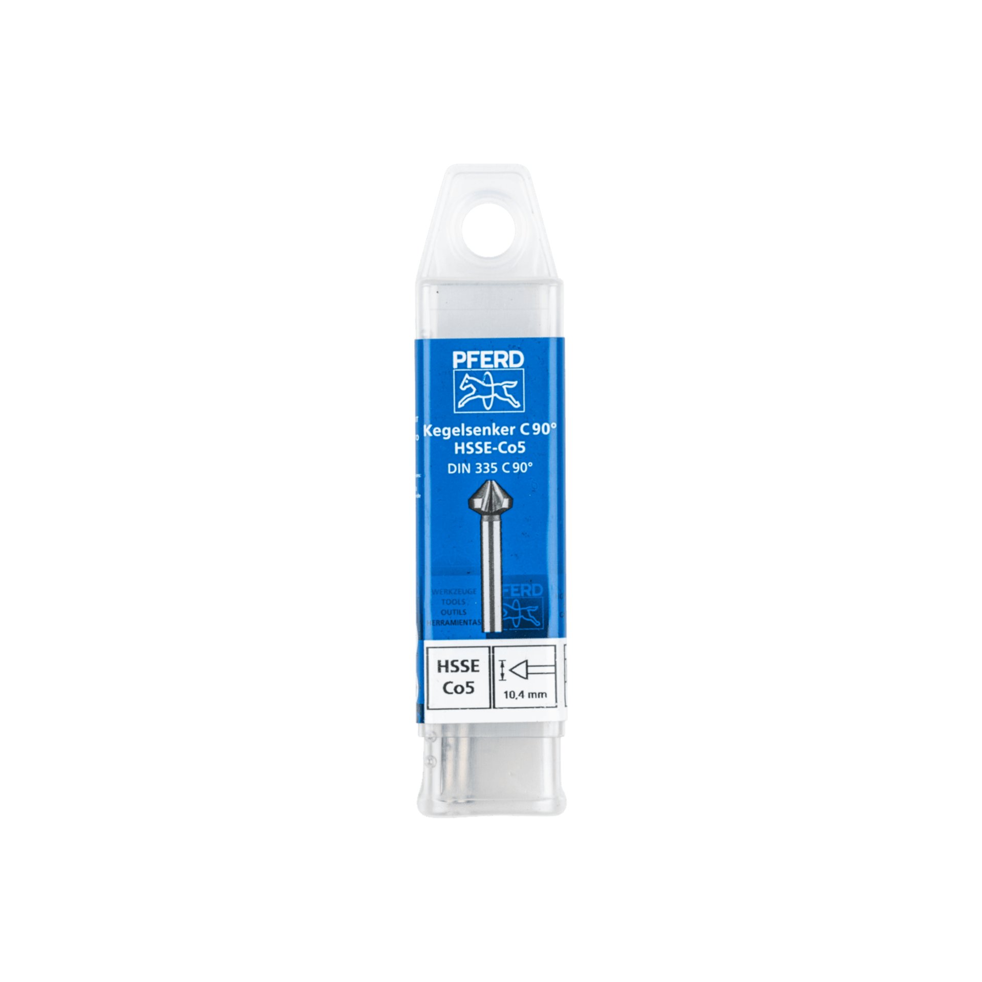 PFERD TOOLS HSSE Co5 Kegel-und Entgratsenker 90° Ø 10,4 mm Schaft-Ø 6 mm DIN 335 C Produktbild img2 L