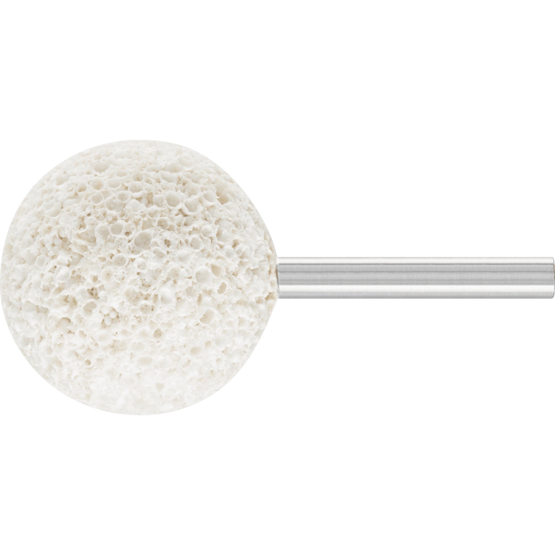 PFERD TOOLS RUBBER Schleifstift Kugel Ø 40x40mm Schaft-Ø 6 mm AH2 für Gummi Produktbild img1 L