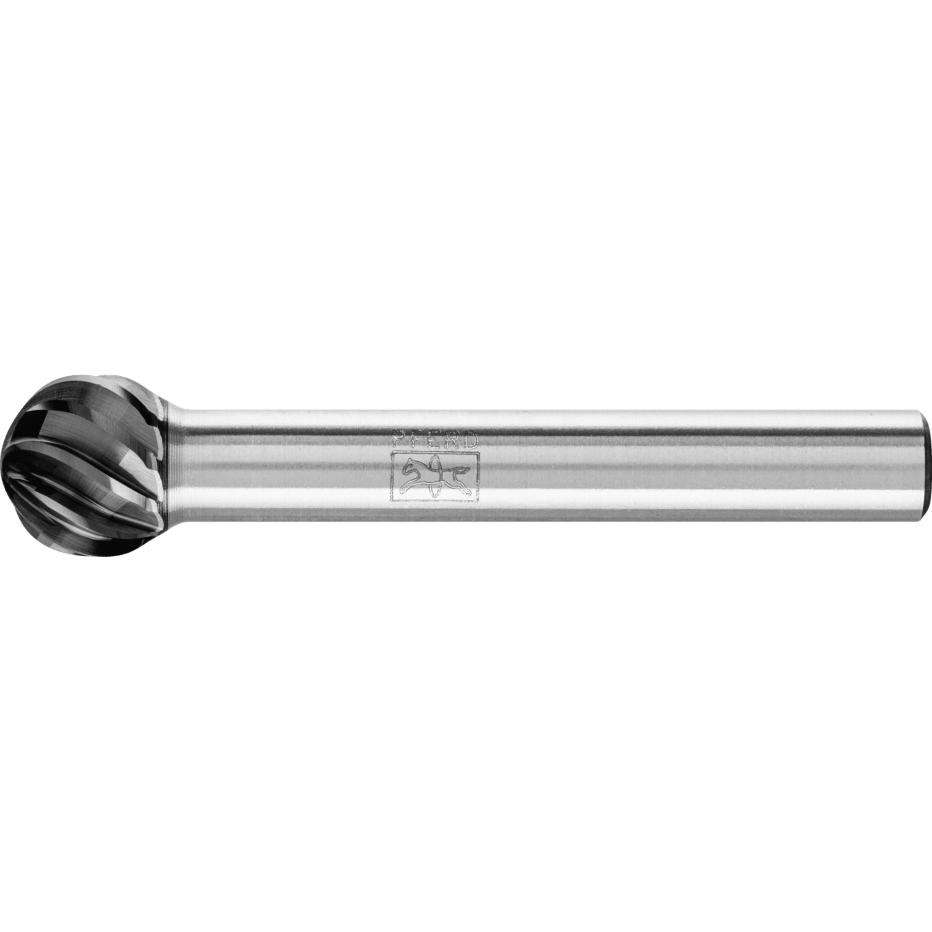 PFERD TOOLS Hartmetall Hochleistungsfrässtift INOX Kugel KUD Ø 10x09 mm Schaft-Ø 6 mm HICOAT für Edelstahl Produktbild img1 L
