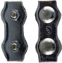 Duplexklemme, Stahl, galvanisch verzinkt Produktbild img1 L