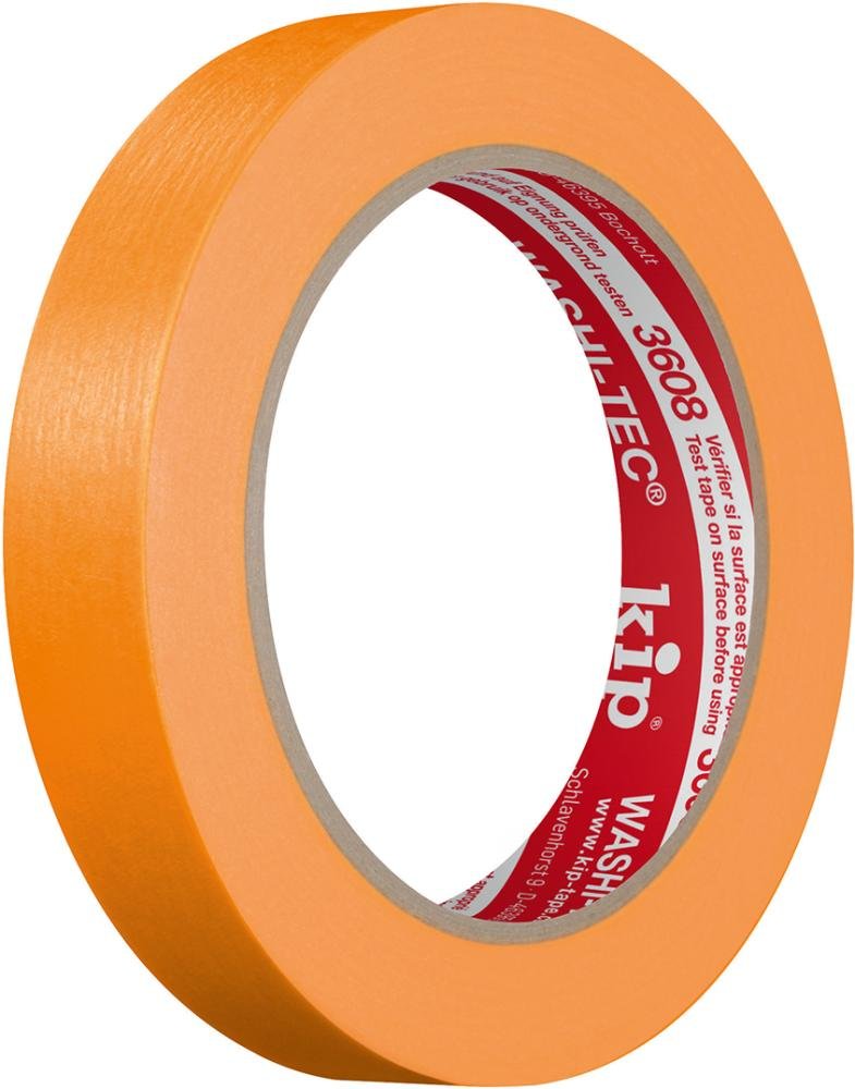 Kip WASHI-TEC STANDARD Goldkrepp orange 18 mm x 50 m Produktbild img1 L