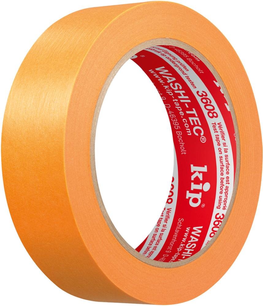 Kip WASHI-TEC STANDARD Goldkrepp orange 30 mm x 50 m Produktbild img1 L