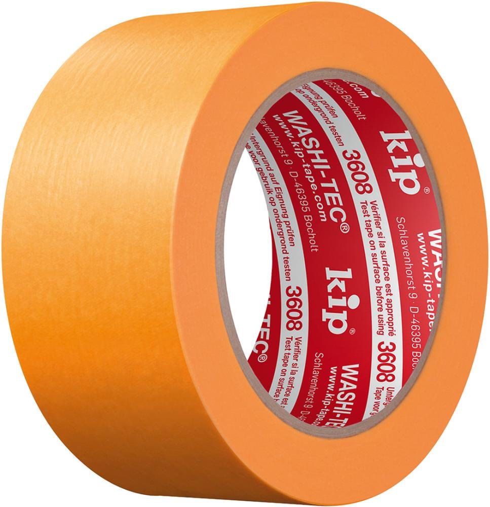 Kip WASHI-TEC STANDARD Goldkrepp orange 48 mm x 50 m Produktbild img1 L