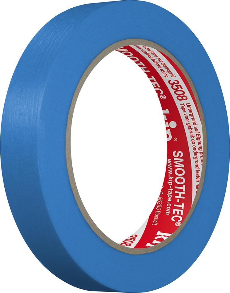 3508 SMOOTH-TEC blau Glattkrepp 18 mm x 50 m Produktbild img1 L