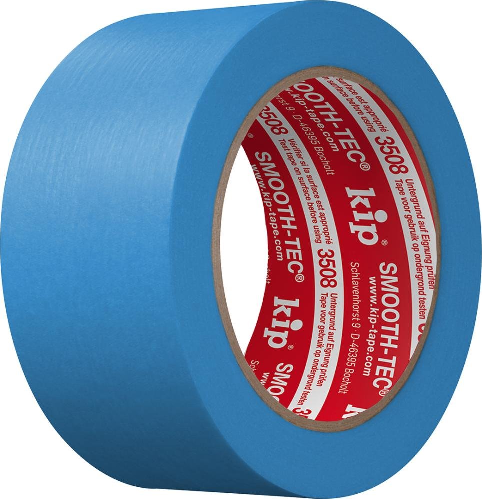 3508 SMOOTH-TEC blau Glattkrepp 48 mm x 50 m Produktbild img1 L