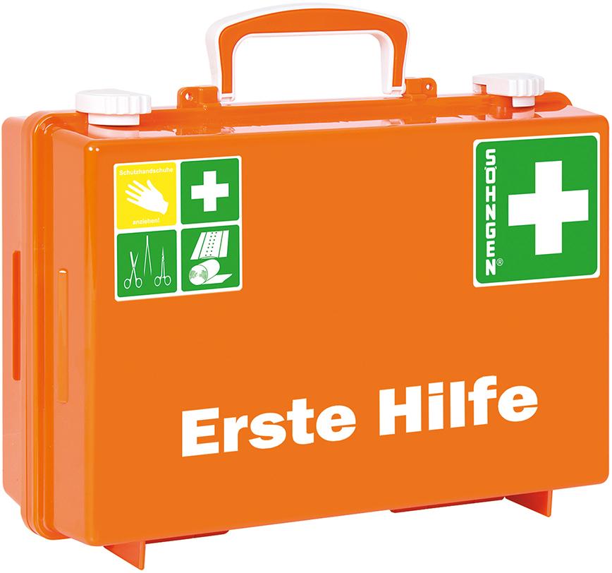SÖHNGEN Erste-Hilfe-Koffer SN-CD ABS DIN 13157 mit Erweiterung orange Produktbild img2 L
