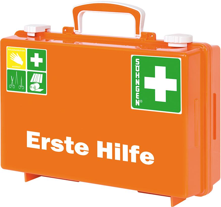 SÖHNGEN Erste-Hilfe-Koffer SN-CD ABS DIN 13157 mit Erweiterung orange Produktbild img3 L