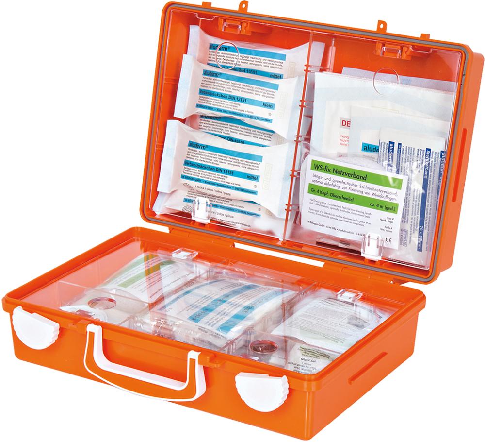 SÖHNGEN Erste-Hilfe-Koffer SN-CD ABS DIN 13157 mit Erweiterung orange Produktbild img6 L
