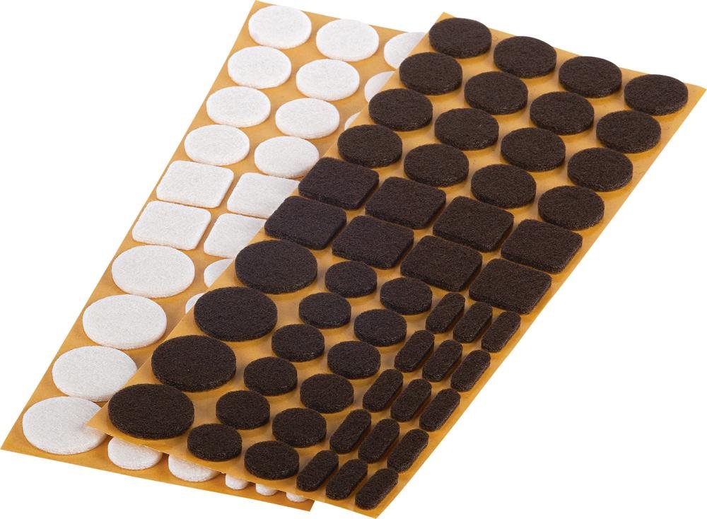 Filzgleiter Set 110-teilig,selbstkl,w,br Inhalt: 110 Produktbild img1 L