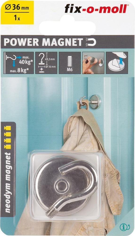 Topfmag Neo.m.Schraub. M6Ø36,H49,5,m.M,si Inhalt: 1 Produktbild img2 L